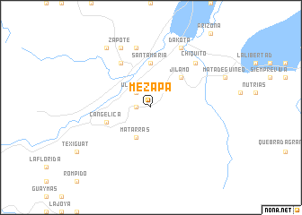 map of Mezapa