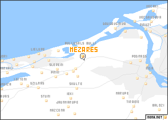 map of Mežares