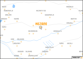 map of Mežāre