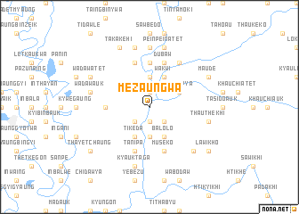 map of Mèzaungwa