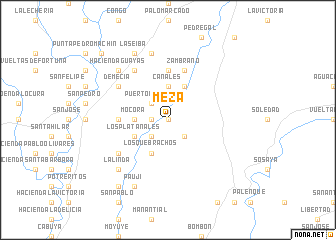 map of Meza