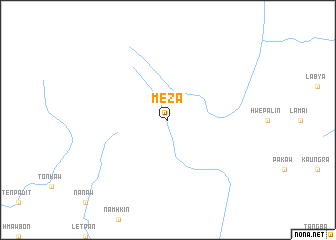 map of Meza