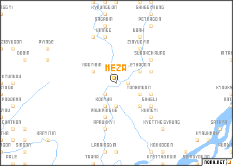 map of Meza