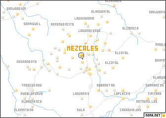 map of Mezcales