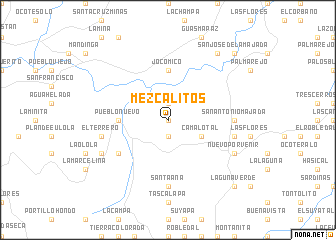 map of Mezcalitos