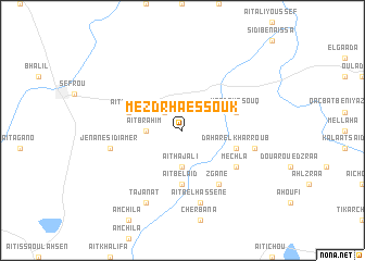 map of Mezdrha es Souk
