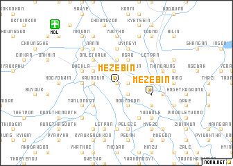 map of Mezebin