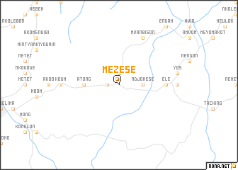 map of Mézésé