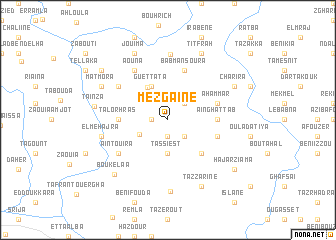 map of Mezgaïne