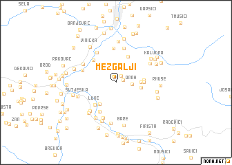 map of Mezgalji