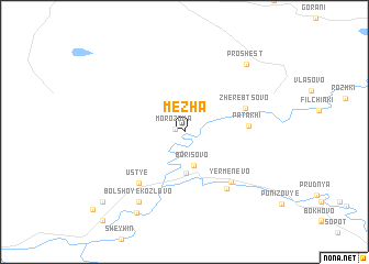 map of Mezha