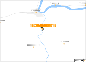 map of Mezhdugornoye