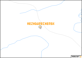 map of Mezhdurechensk