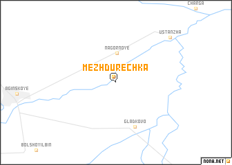 map of Mezhdurechka