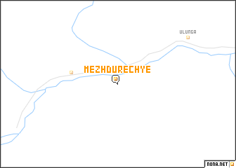 map of Mezhdurech\