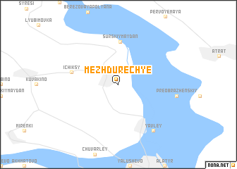 map of Mezhdurech\