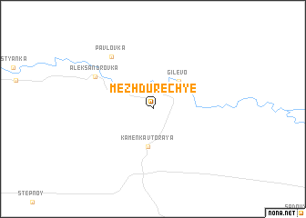 map of Mezhdurech\