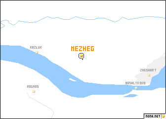 map of Mezheg