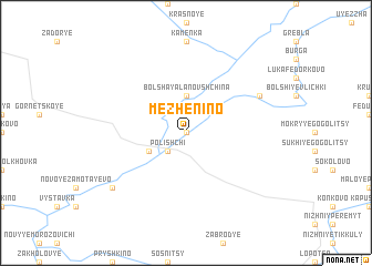 map of Mezhenino