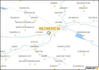 map of Mezherichi