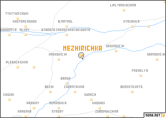 map of Mezhirichka