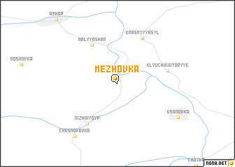 map of Mezhovka