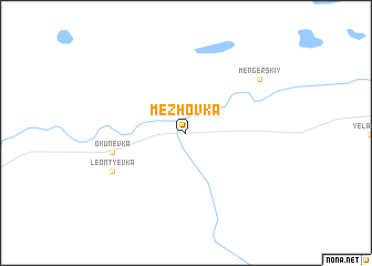 map of Mezhovka