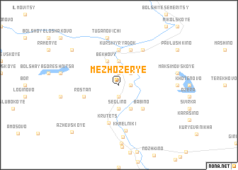 map of Mezhozer\