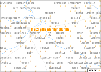 map of Mézières-en-Drouais