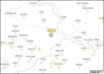 map of Mēzī
