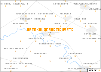 map of Mezőkovácsházi Puszta