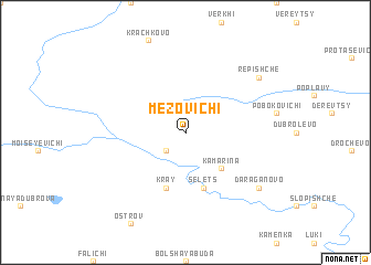 map of Mezovichi