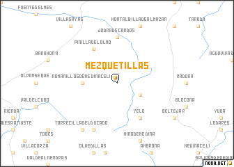map of Mezquetillas