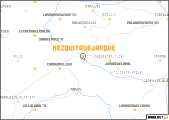 map of Mezquita de Jarque