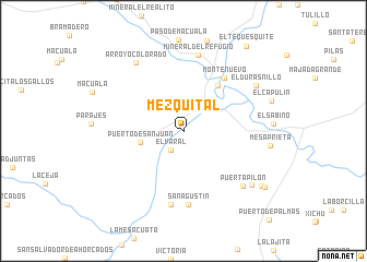 map of Mezquital