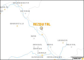 map of Mezquital