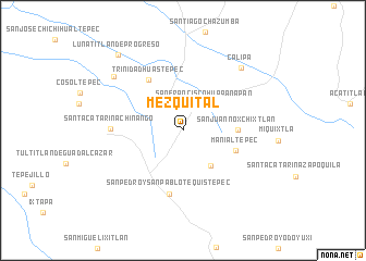 map of Mezquital