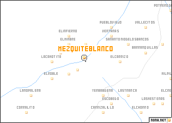 map of Mezquite Blanco