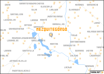 map of Mezquite Gordo