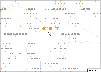 map of Mezquite