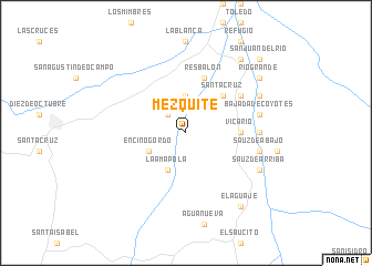 map of Mezquite