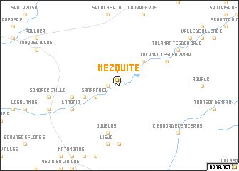 map of Mezquite