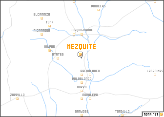 map of Mezquite