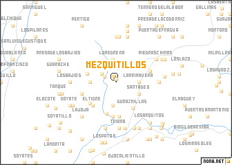 map of Mezquitillos