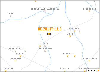 map of Mezquitillo