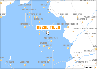 map of Mezquitillo