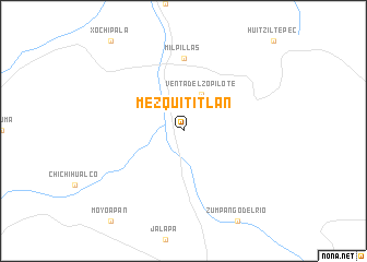 map of Mezquititlán