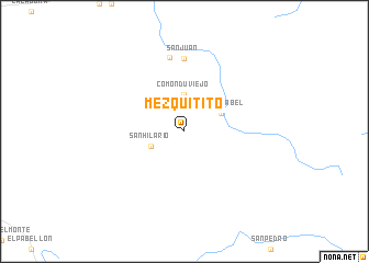 map of Mezquitito