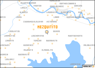 map of Mezquitito