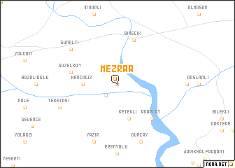 map of Mezraa